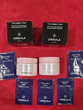 URSULA The Goddess Cream +  Hydra Serum Sample Set - 7 Piece Bundle